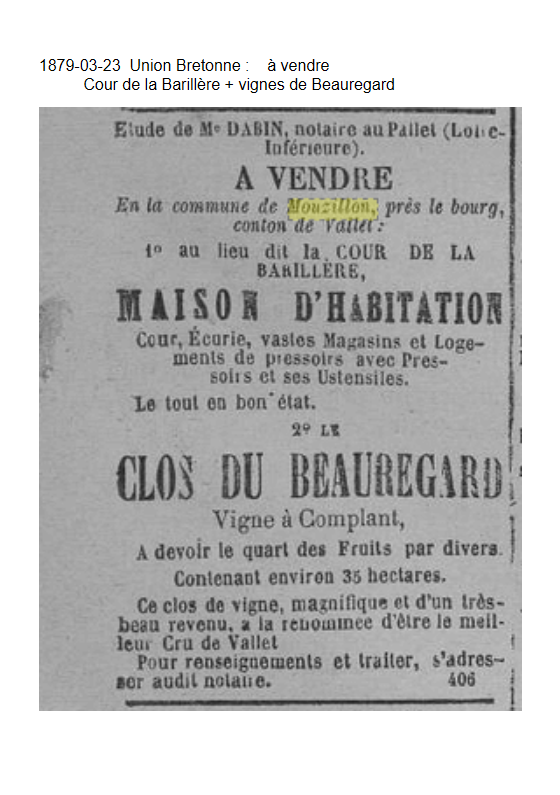 titre description
